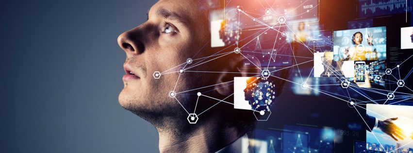 AI Artificial Intelligence concept Digital contents concept NFT Non-fungible token