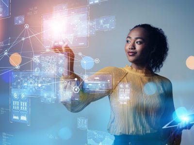 Digital transformation concept System engineering Binary code Programming #image_title